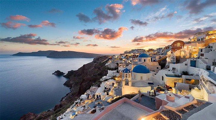 希腊圣托里尼+扎金索斯+米克诺斯3岛12日雅典升级为当地五星酒店 圣岛为悬崖酒店